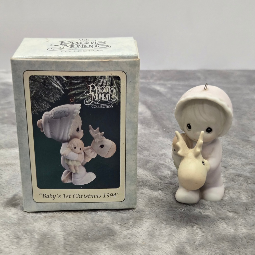 Precious Moments Baby's 1st Christmas 1994 Ornament Enesco Porcelain 527378